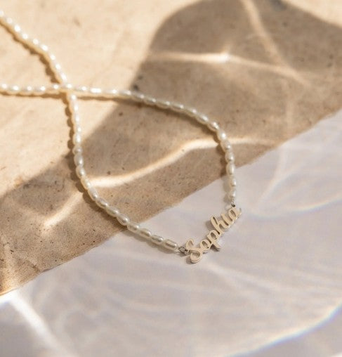ichelona™ Personalisierte Perlenkette mit Namen