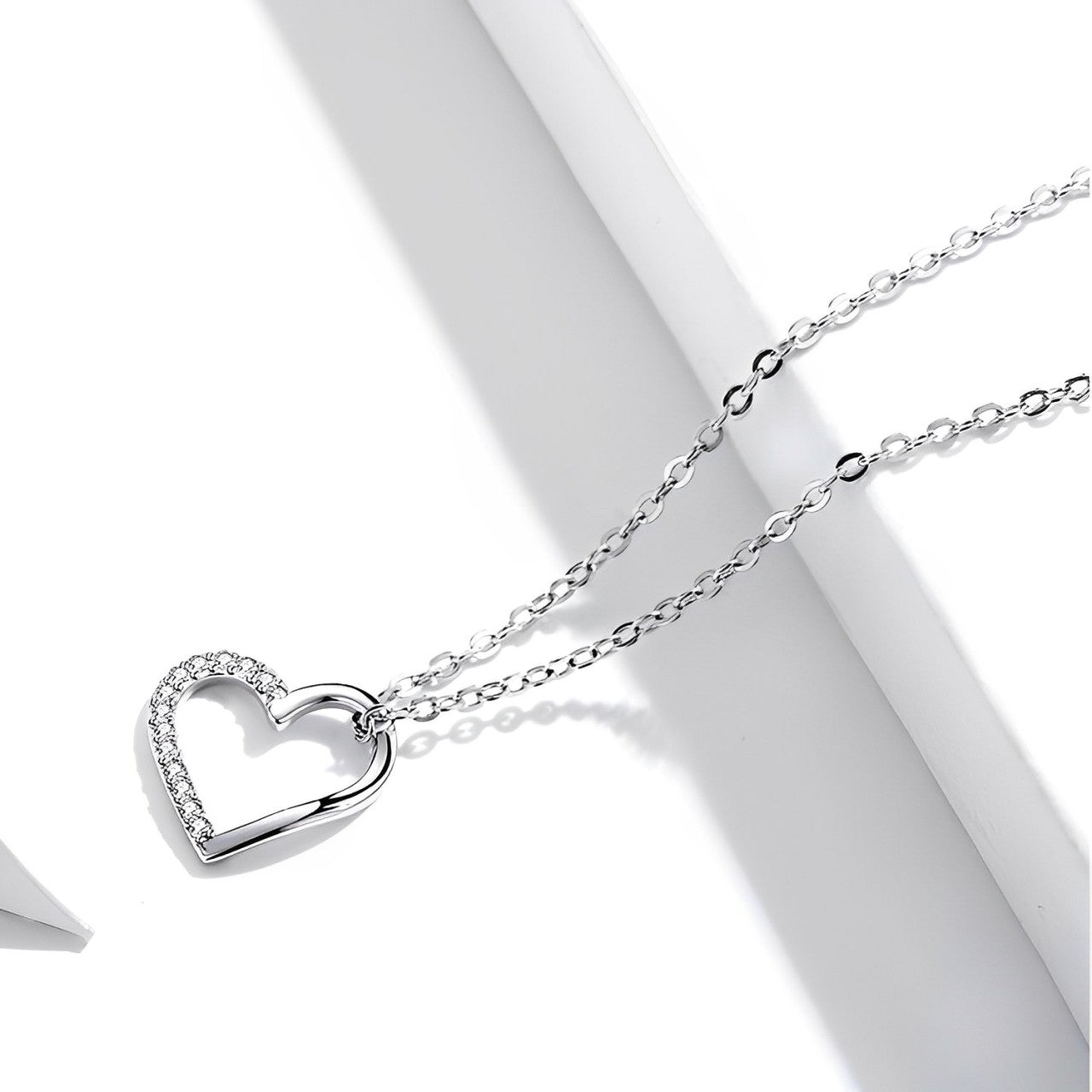 ichelona™ Funkelnde Herz-Kette 925 Silber
