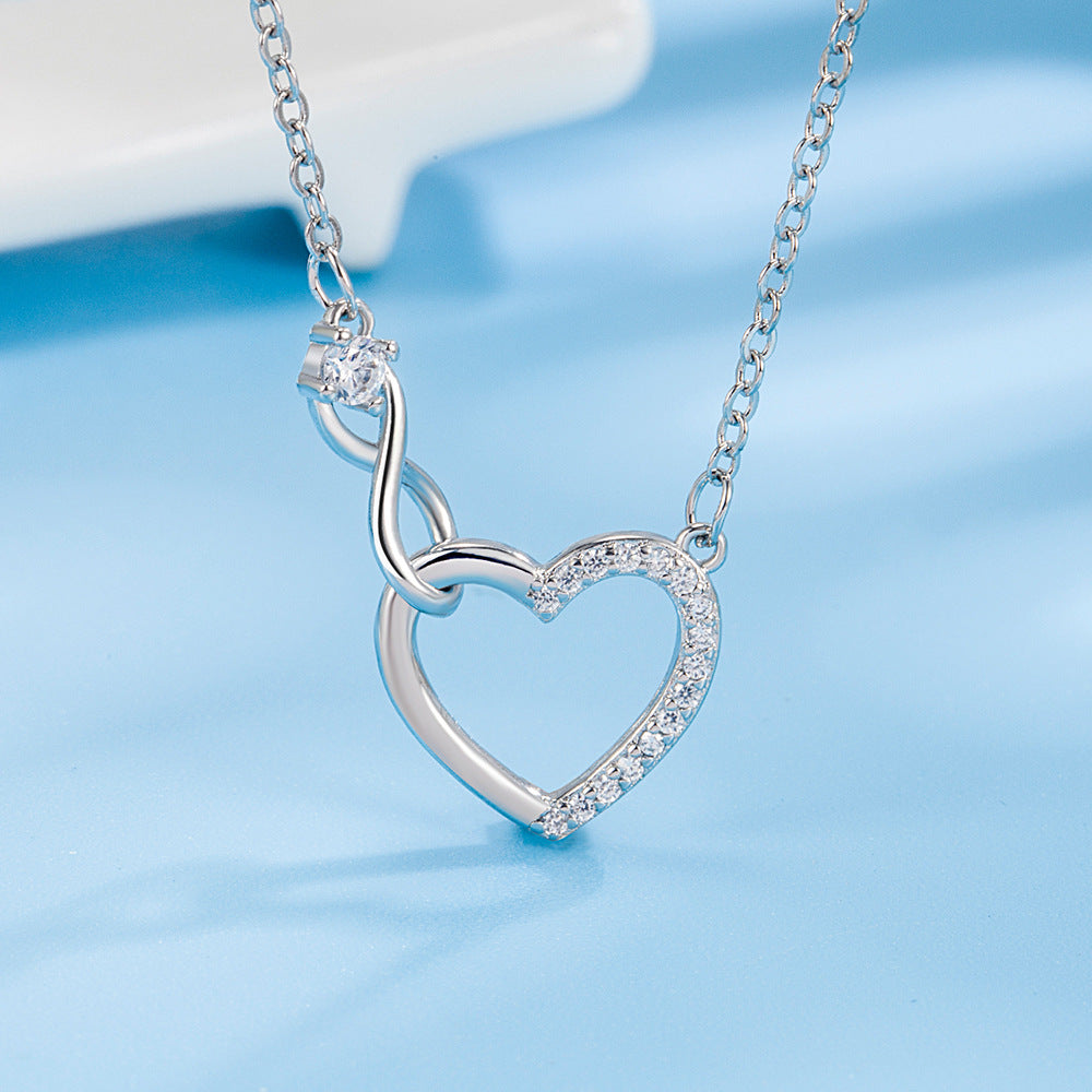 ichelona™ 925 Sterling Silber Herzkette