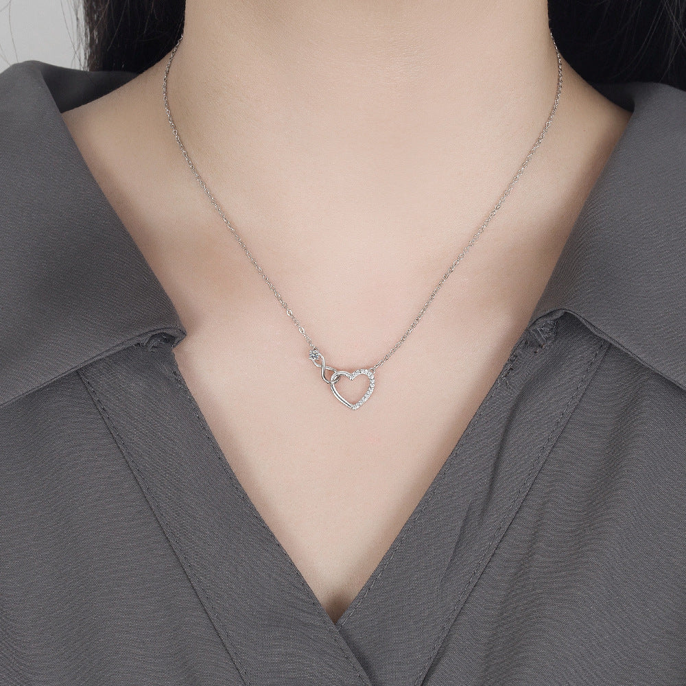 ichelona™ 925 Sterling Silber Herzkette