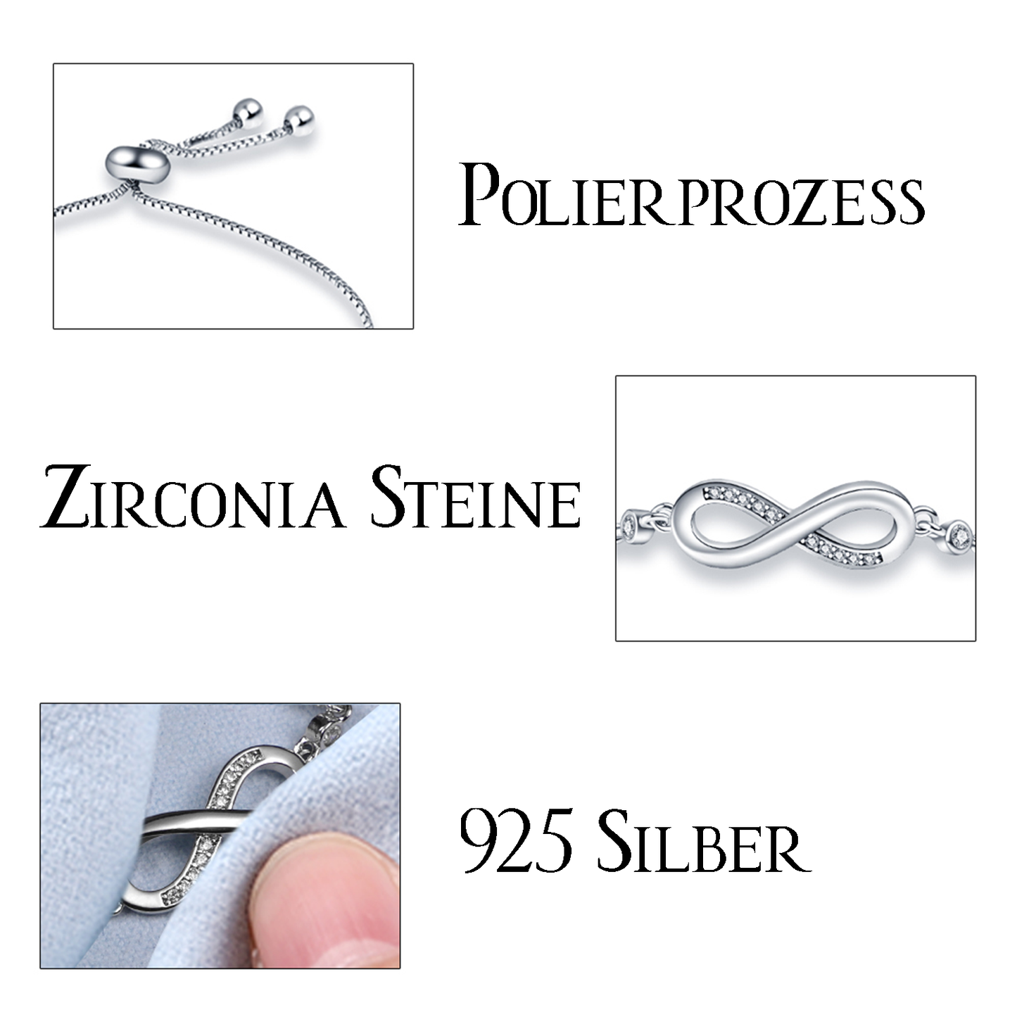 ichelona™ Forever Bracelet 925 Silber