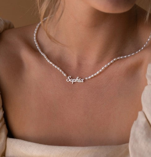 ichelona™ Personalisierte Perlenkette mit Namen