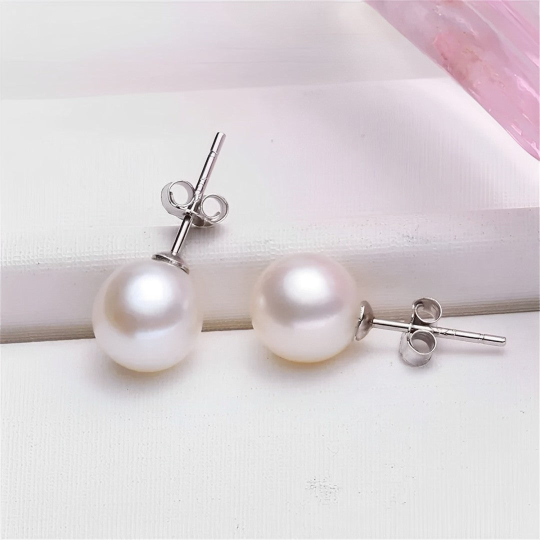 ichelona™ Perlenohrringe aus 925 Silber