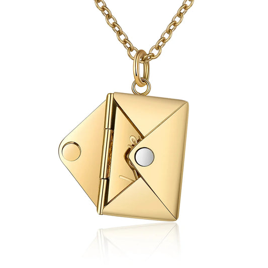 ichelona™ Briefkette mit "Love you" Nachricht