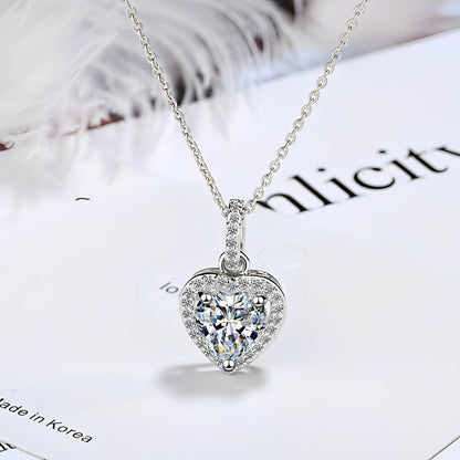 ichelona™ Heart Necklace "Zirkonia" aus 925 Silber