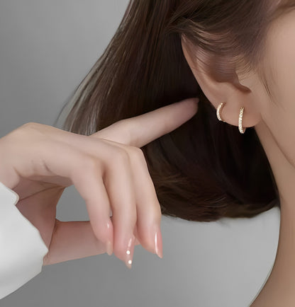 ichelona™ Funkelnde Ohrringe aus 925 Silber