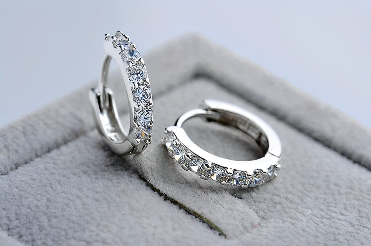 ichelona™ Funkelnde Ohrringe aus 925 Silber
