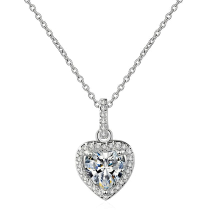 ichelona™ Heart Necklace "Zirkonia" aus 925 Silber