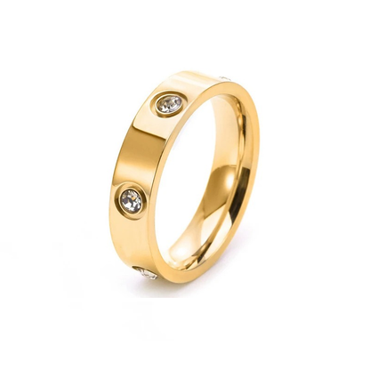 ichelona™ Zirkonia Ring aus Edelstahl