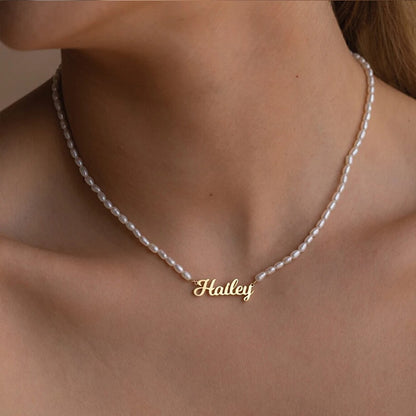 ichelona™ Personalisierte Perlenkette mit Namen