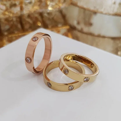 ichelona™ Zirkonia Ring aus Edelstahl