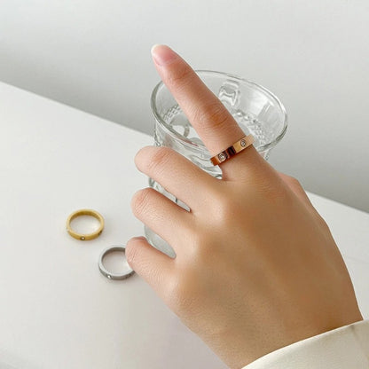 ichelona™ Zirkonia Ring aus Edelstahl
