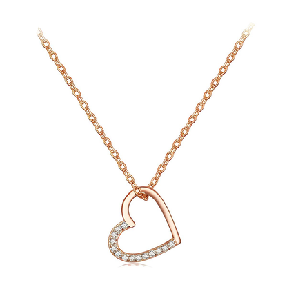 ichelona™ Funkelnde Herz-Kette 925 Silber