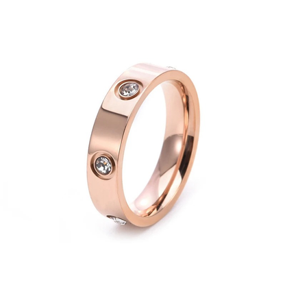 ichelona™ Zirkonia Ring aus Edelstahl