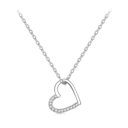 ichelona™ Funkelnde Herz-Kette 925 Silber